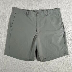 Polo Ralph Lauren Shorts Mens 36 Gray 8" Elastic Waist Performance Golf Chino